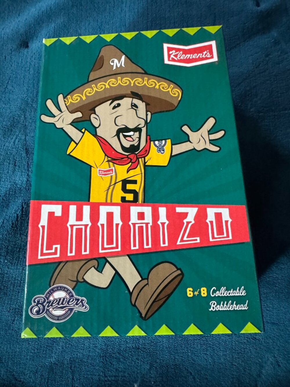 2014 Milwaukee Brewer Chorizo Bobble Head NEW in box
